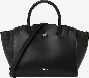 FURLA Håndtaske 'GENESI' i sort: forside