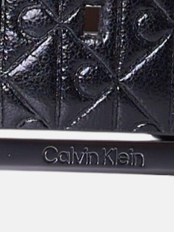 Calvin Klein Belt 'CALVIN KLEIN SQUARE BUCKLE SMOOTH CINTURA' in Black
