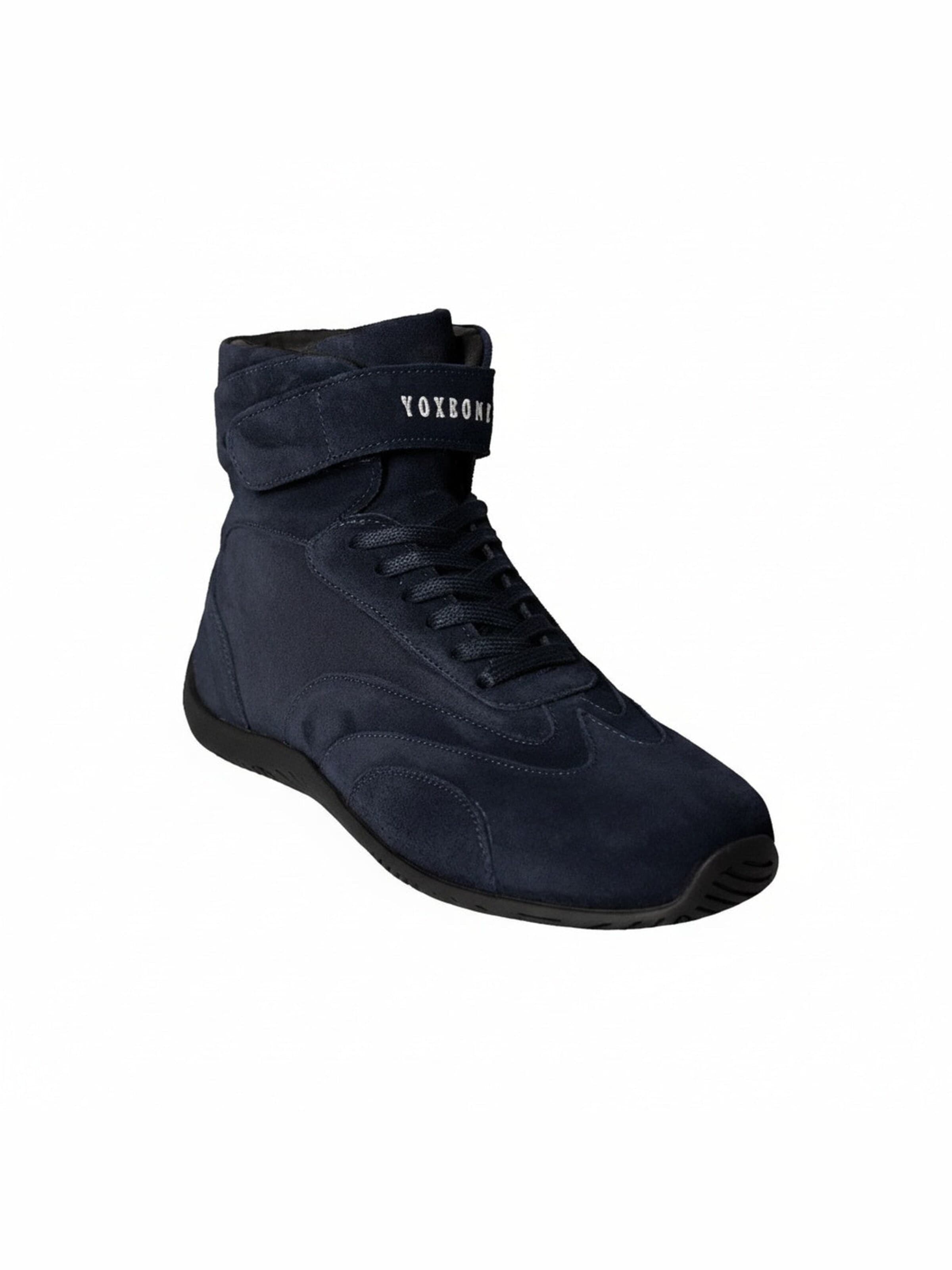 Sneaker alta 'Senna' di Yoxeone in blu: frontale