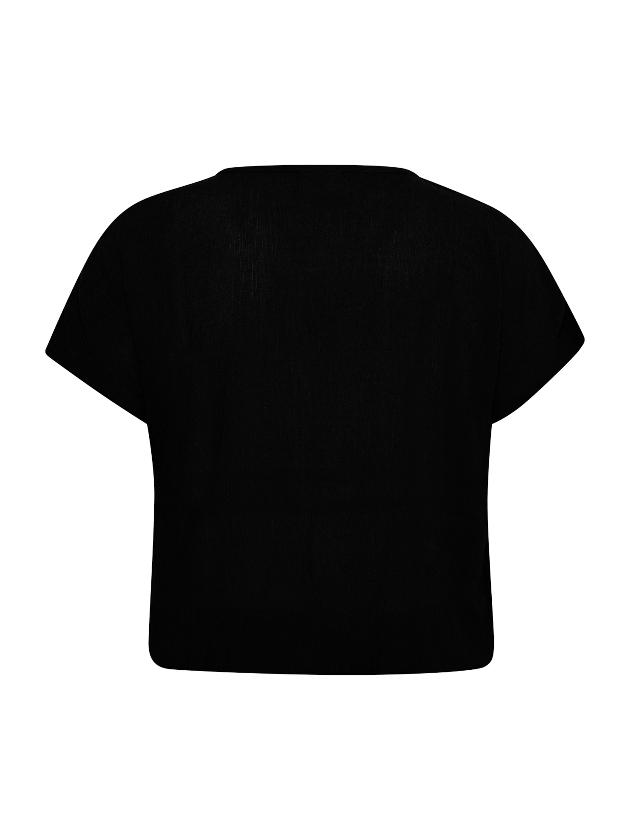 KAFFE CURVE Bluse 'Ami Stanley' in Schwarz