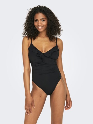 Maillot de bain ONLY en noir : devant