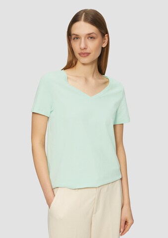 T-shirt s.Oliver en vert : devant