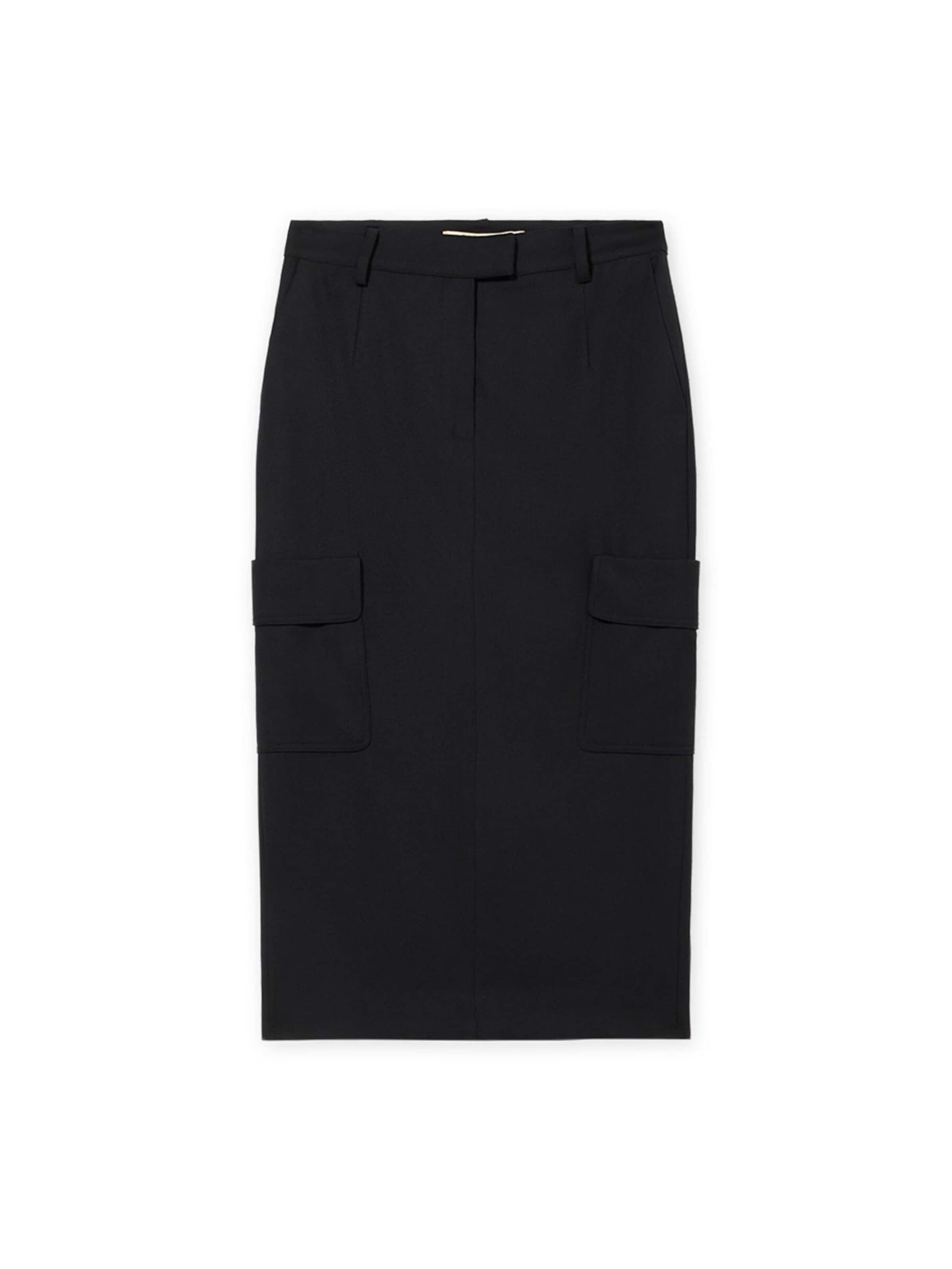 Trussardi - Falda en negro: frente