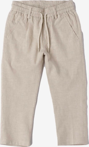IDO COLLECTION Regular Pants 'Pantalone Tessuto Navetta Lungo' in Beige: front