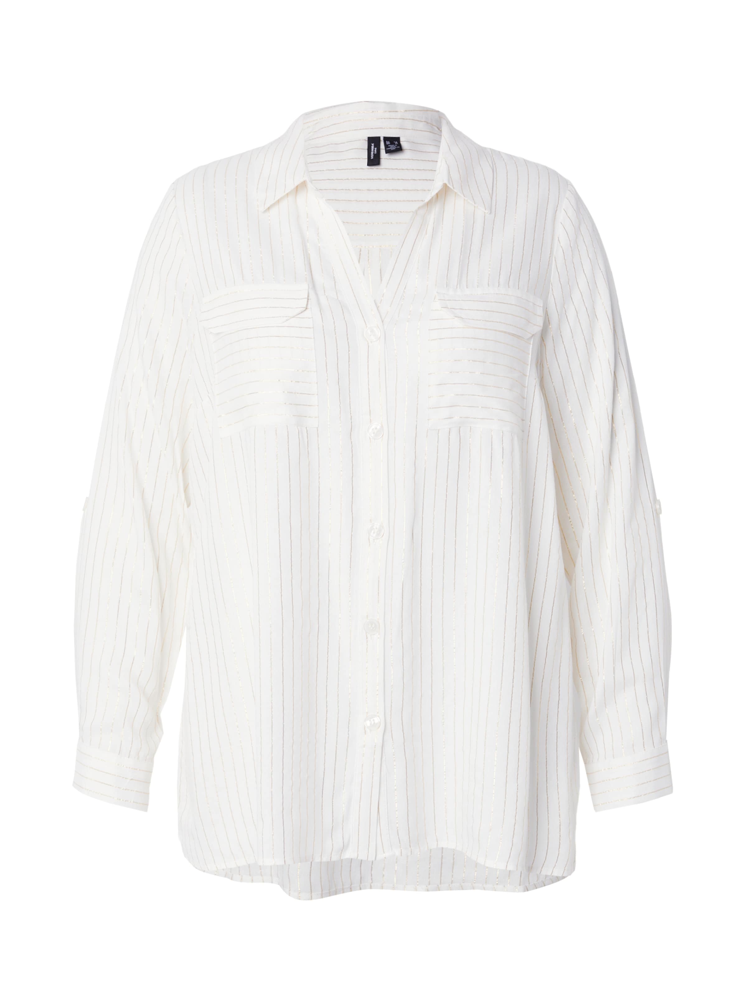 Vero Moda Curve Bluzka &#x27;VMCBUMPY&#x27; w kolorze biały: przód