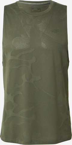 4FTehnička sportska majica - zelena boja: prednji dio