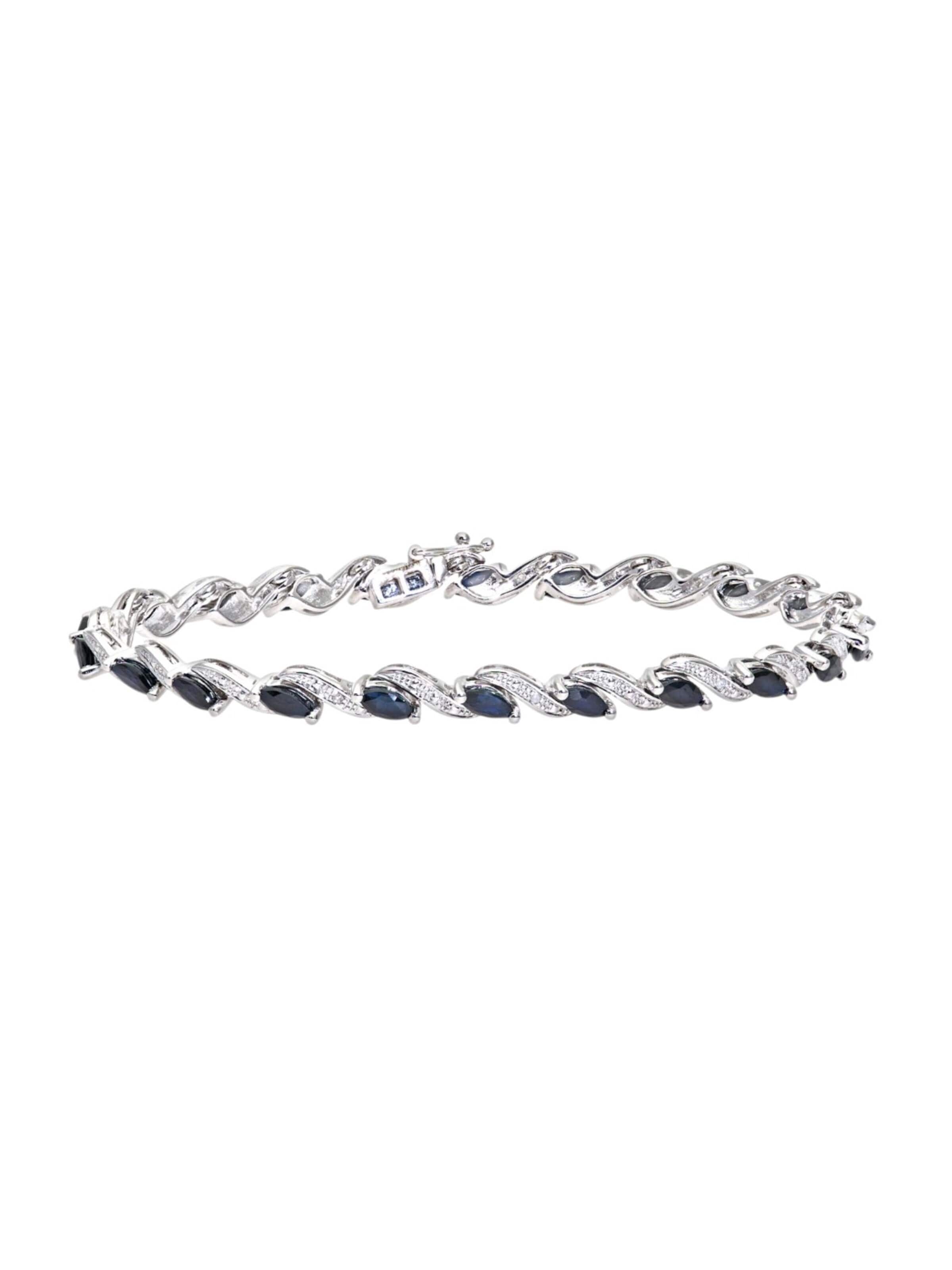 DIAMANT LETERNEL Armbånd i sølv: forside