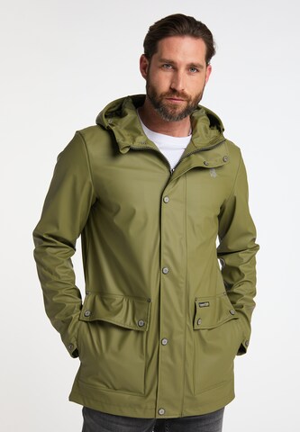 Schmuddelwedda Between-season jacket 'Incus' in Green: front