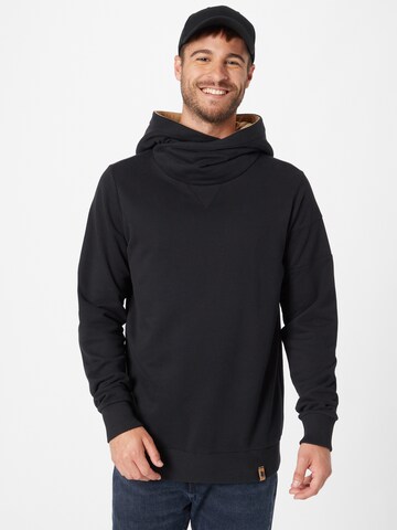 Sweat-shirt Fli Papigu en noir : devant