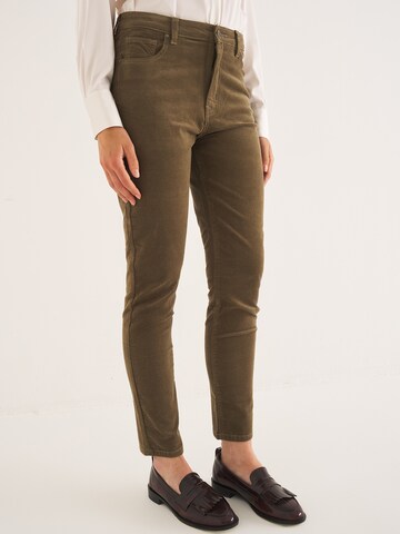 Camomilla Italia Regular Hose 'KATE-V' in Grün: Vorderseite