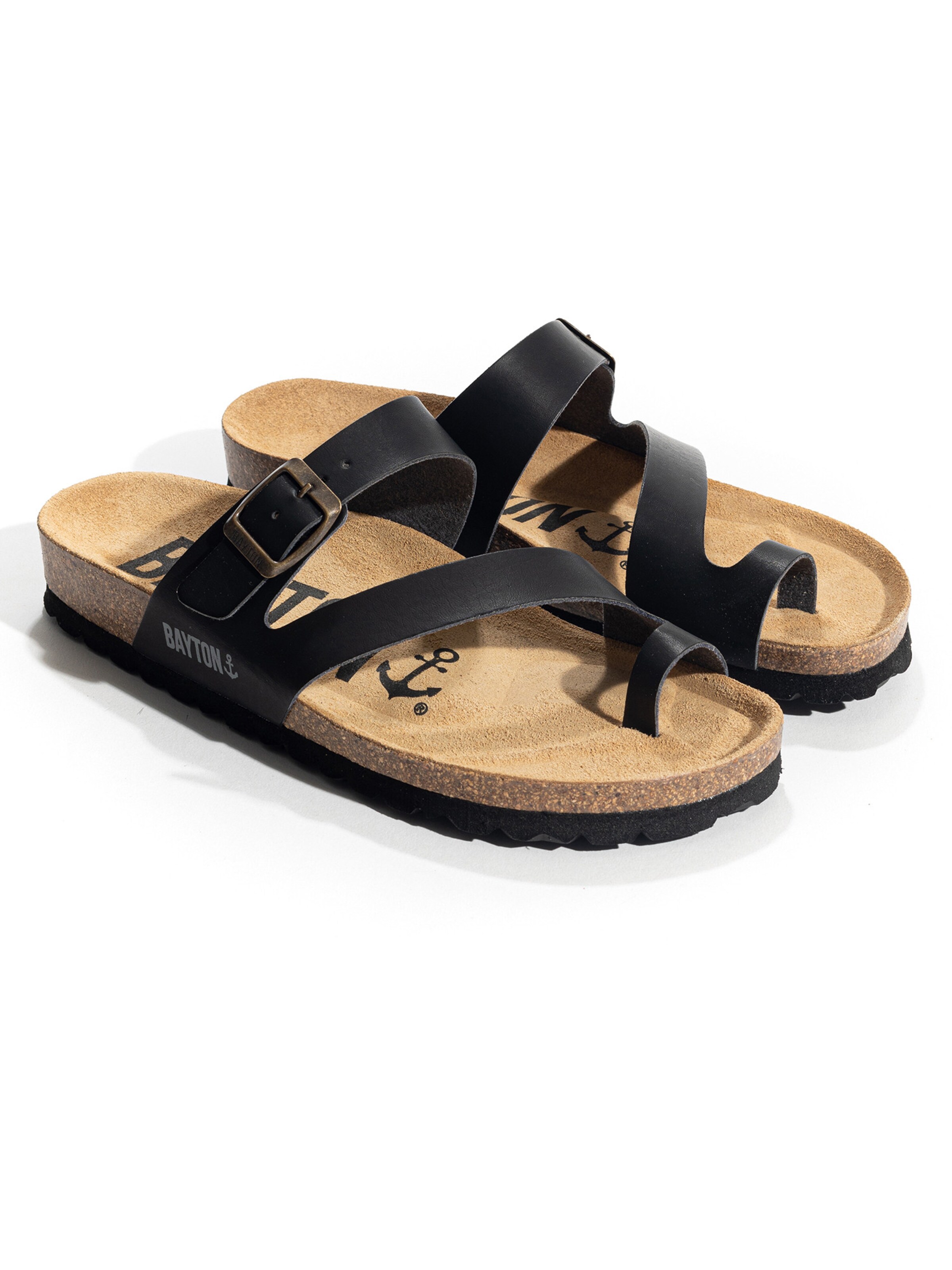 BaytonNatikače s potpeticom 'Biscaye' - crna boja