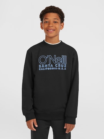 O'NEILLSweater majica - crna boja: prednji dio