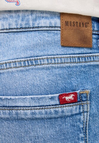 MUSTANG Bootcut Jeans in Blau