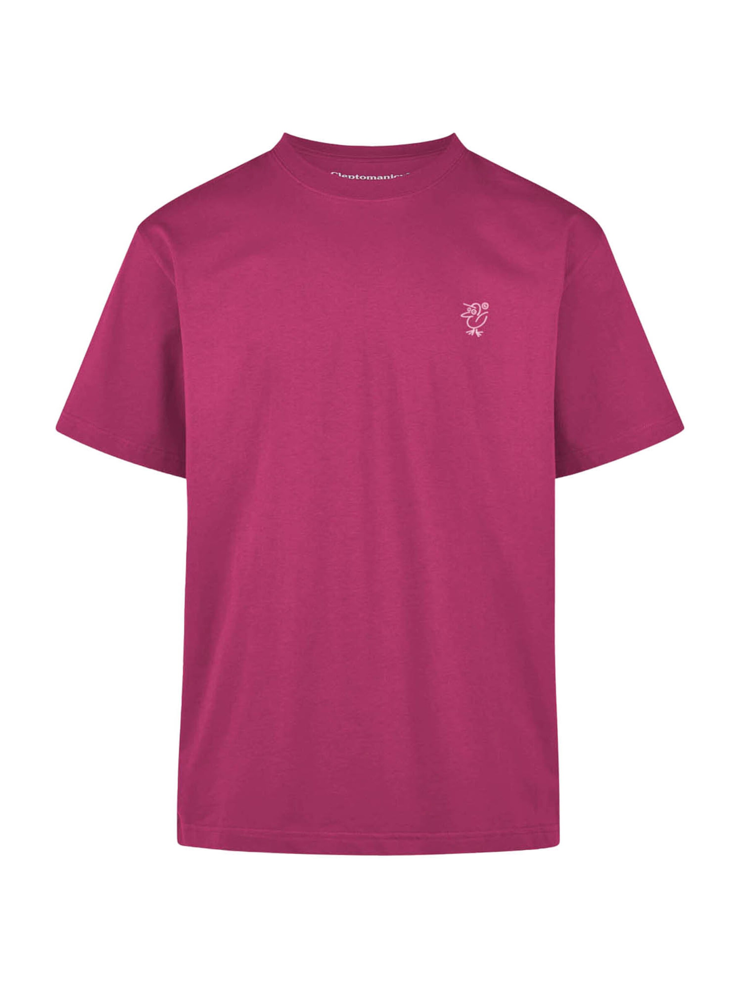 Cleptomanicx T-Shirt 'Sketch Gull' in Lila: Vorderseite