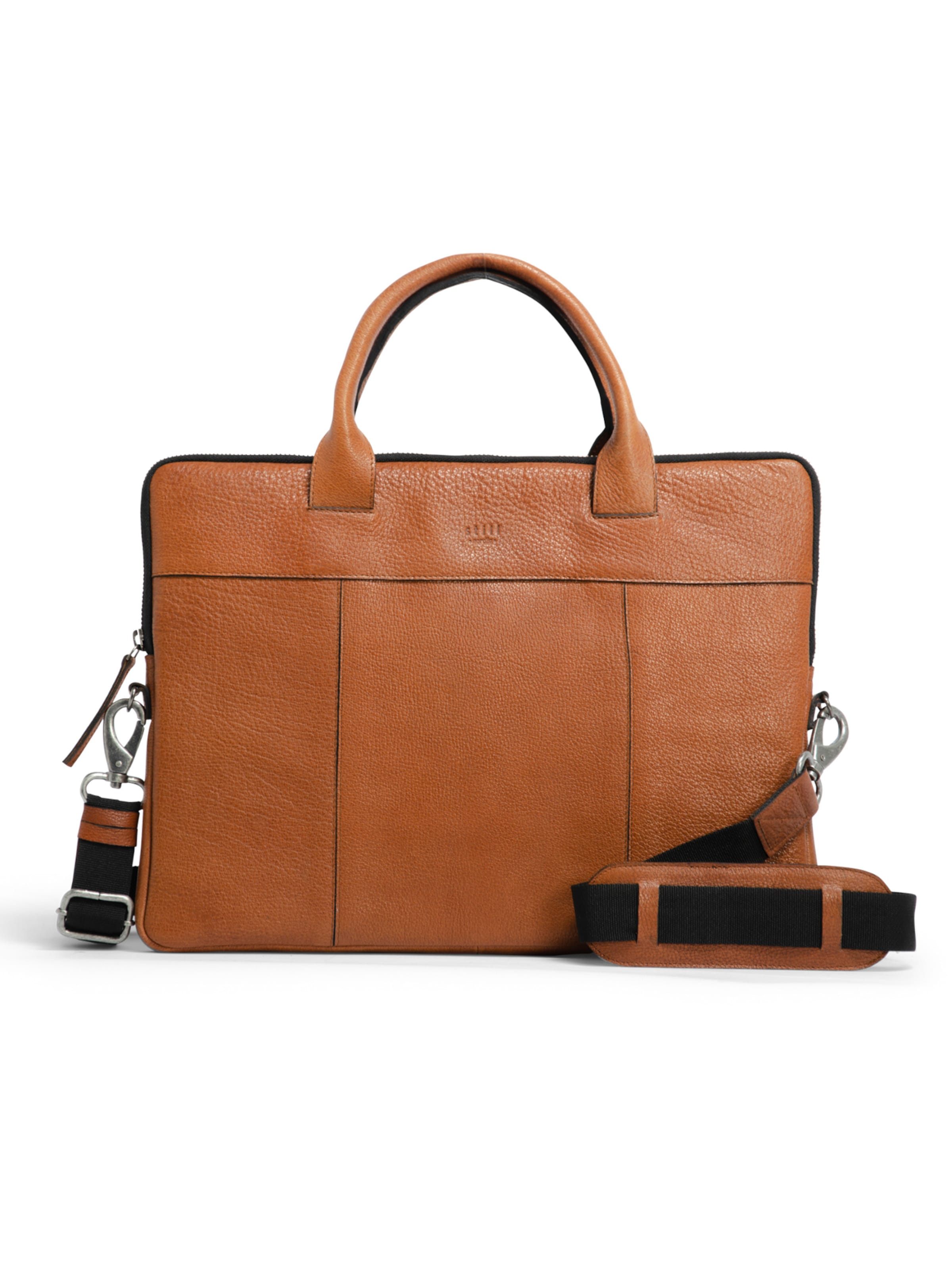 still Nordic Laptoptasche 'Richard' in Braun: Vorderseite
