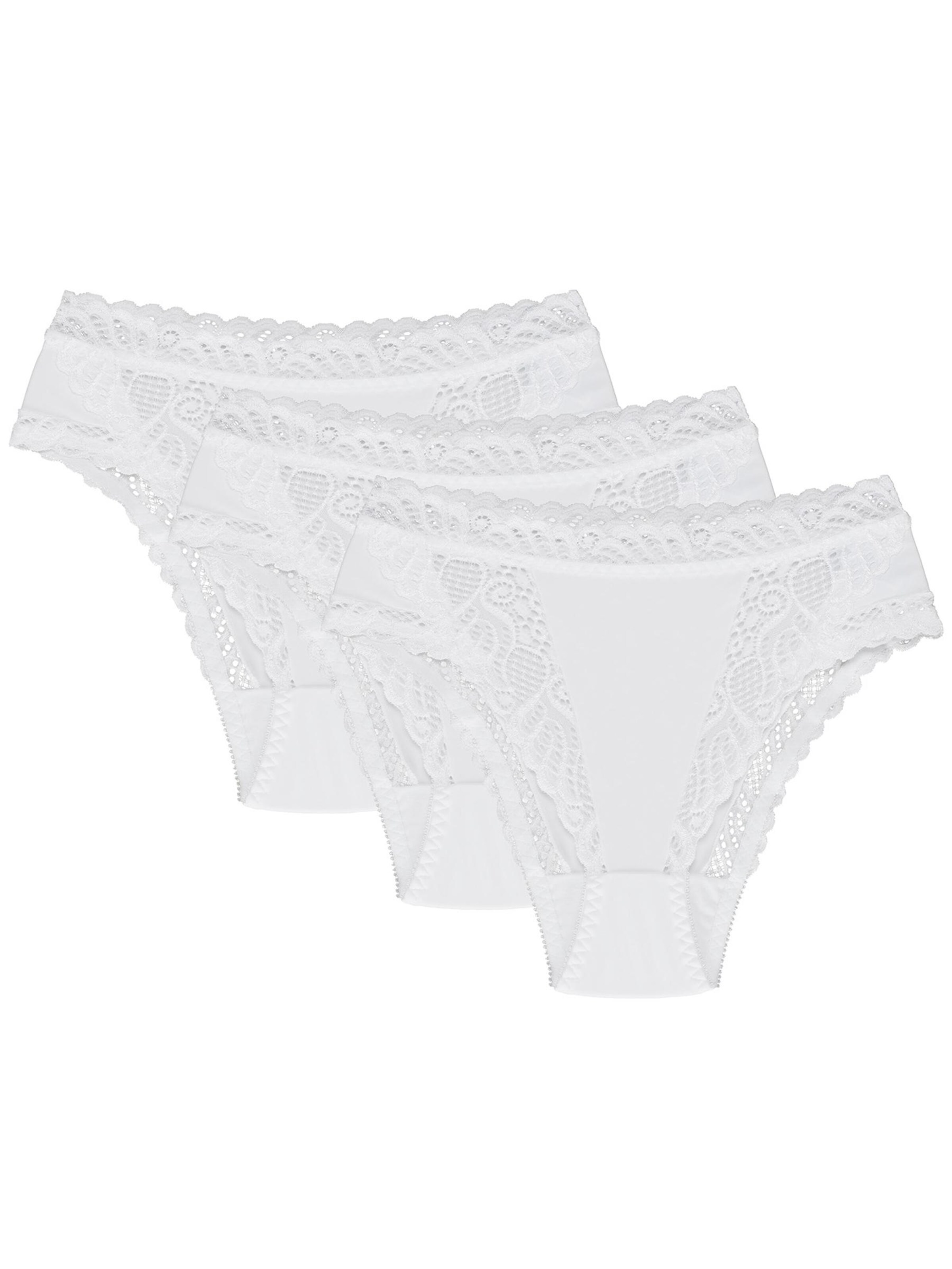 Wolbar Slip 'abra 3-pack'‌‌‌ in Weiß: Vorderseite