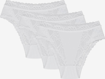 Slip 'abra 3-pack' Wolbar en blanc : devant