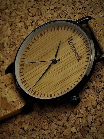 Holzwerk - Reloj analógico 'KLAARST' en beige
