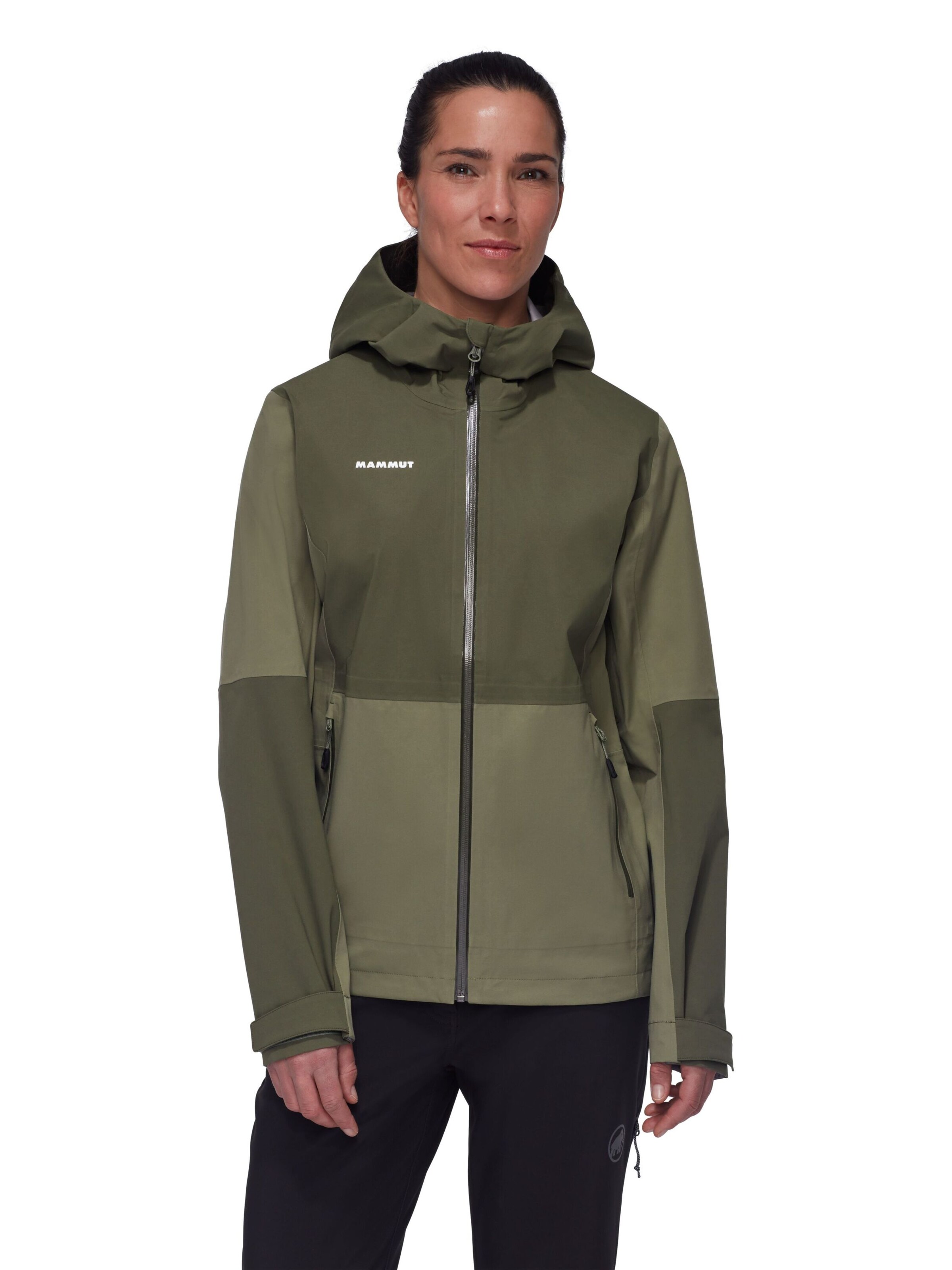 MAMMUT Outdoorjacke in Grün: Vorderseite