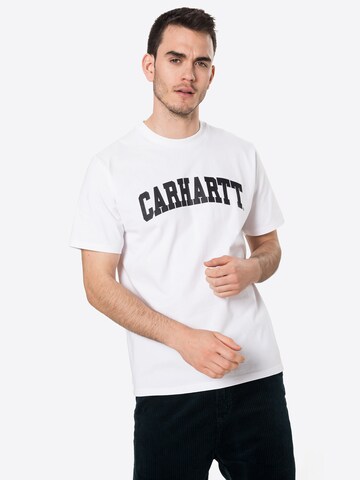 Carhartt WIP - Camisa 'University' em branco: frente