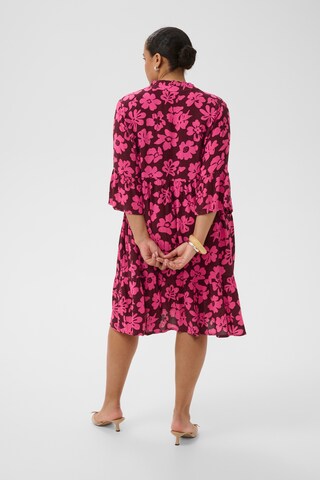 KAFFE CURVE - Vestido 'KCIsma Ami' em vermelho