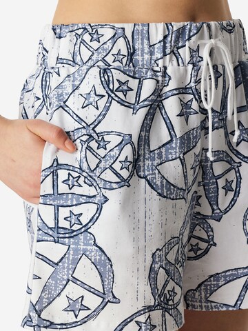 SCHIESSER Pyjamabroek ' SCHIESSER 150 YEARS ' in Blauw