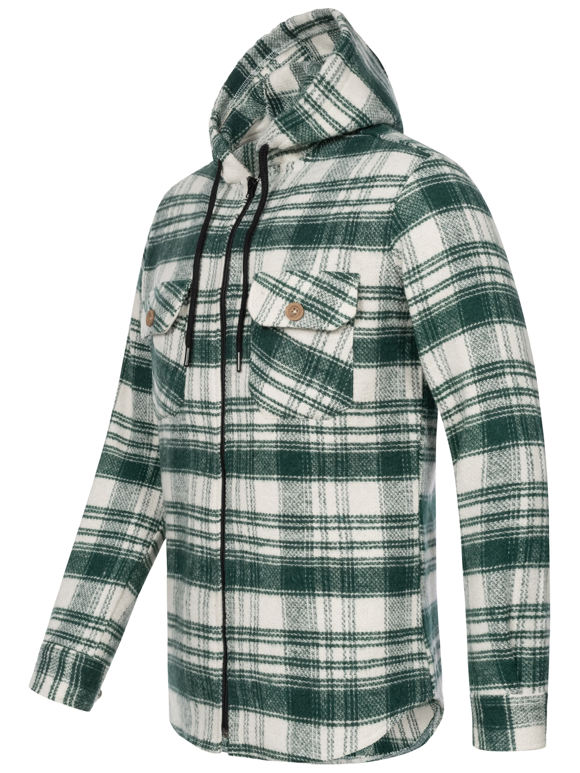 Rock Creek Regular fit Zip-Up Hoodie in Green