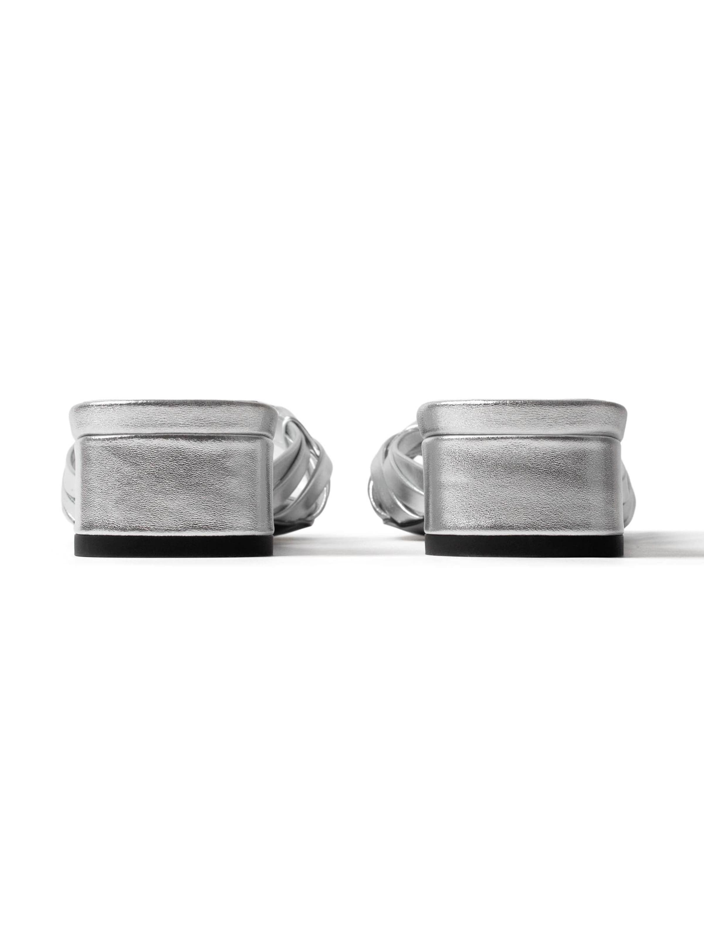 L37 HANDMADE SHOES - Zapatos abiertos 'SMELLS LIKE SPIRIT' en plata
