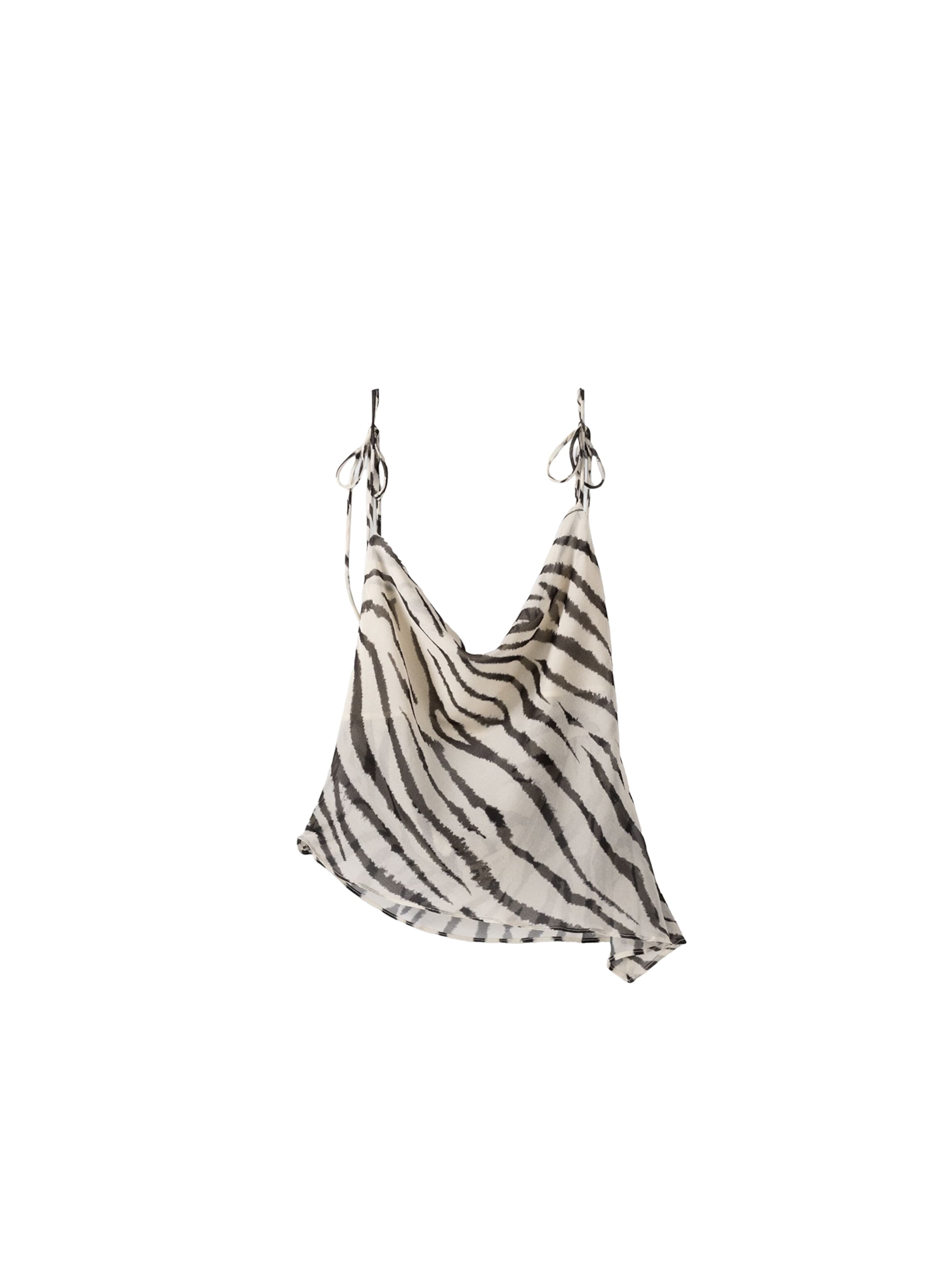 Bershka Top in Beige: front