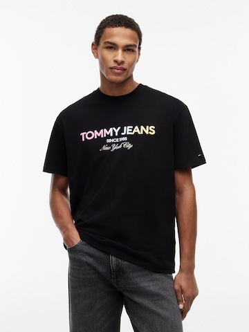 Tommy Jeans Paita 'NEW CLASSICS' värissä musta: etupuoli