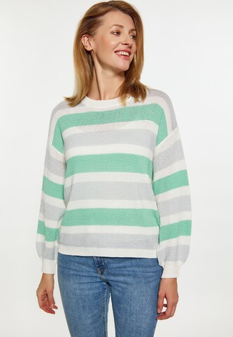 Pull-over usha BLUE LABEL en vert : devant