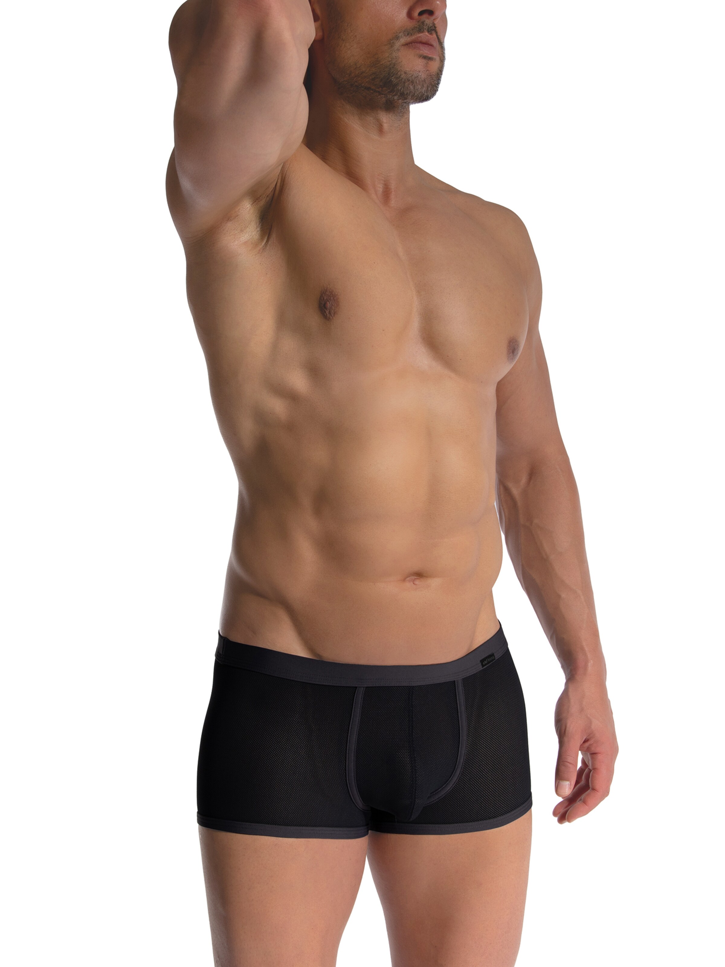 Olaf Benz Boxer shorts ' RED2477 Retropants ' in Black: front