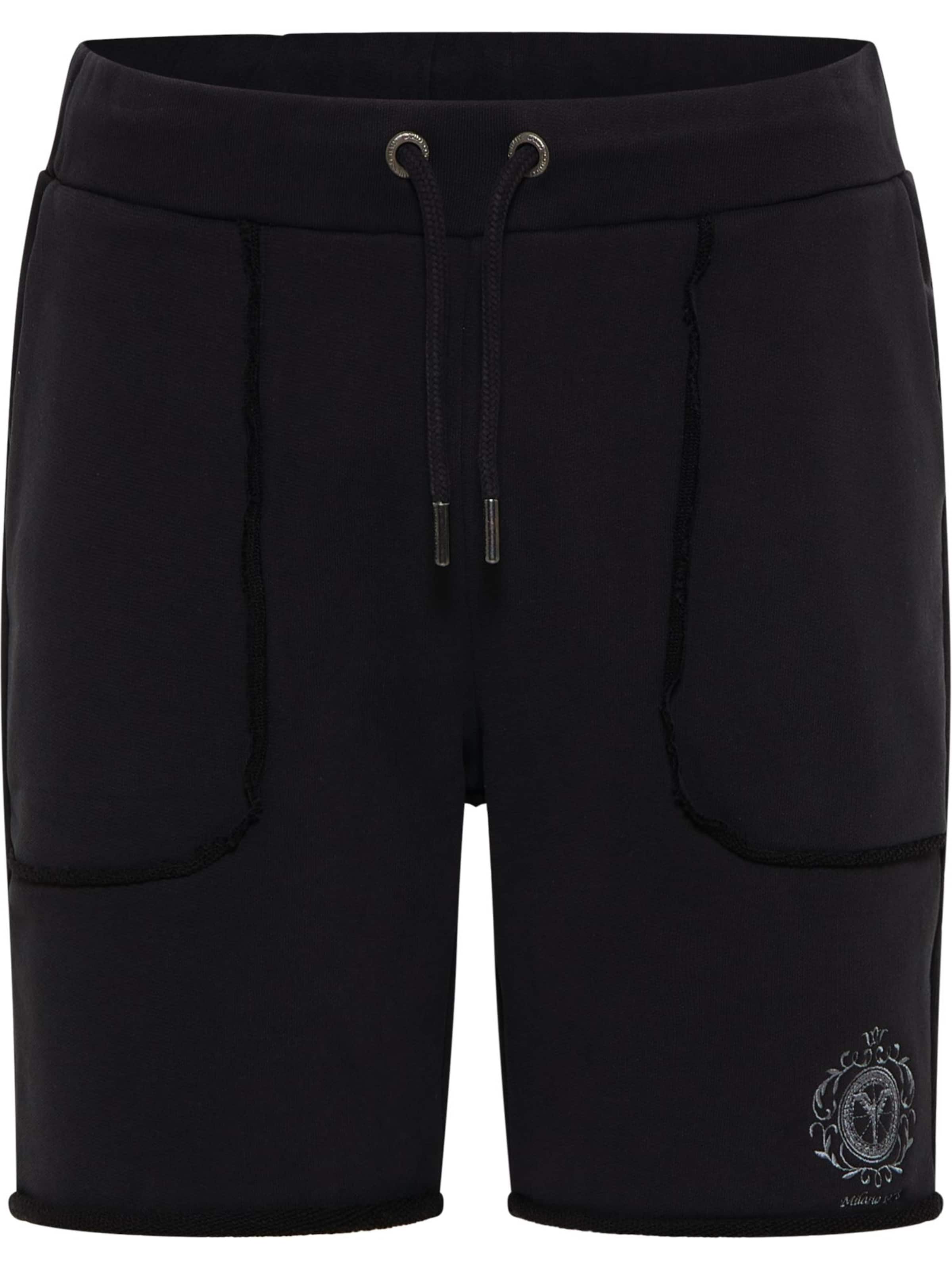 Carlo Colucci Regular Broek 'De Benedetto' in Zwart: voorkant