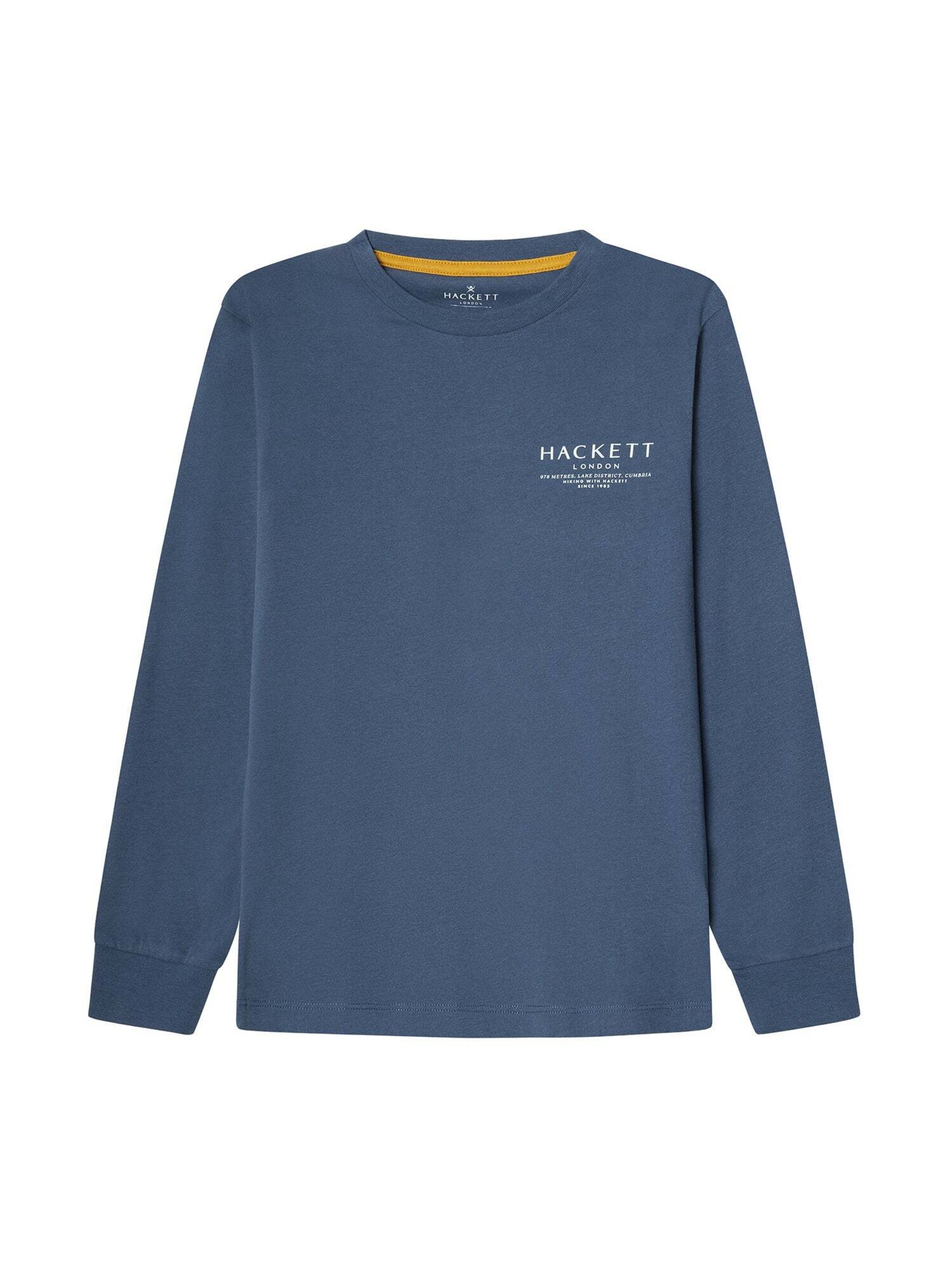 Hackett London Shirt in Blauw: voorkant