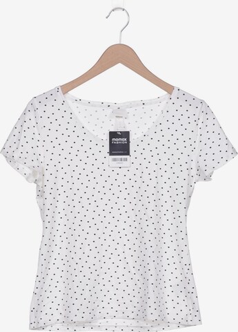 H&M T-Shirt L in Weiß: predná strana