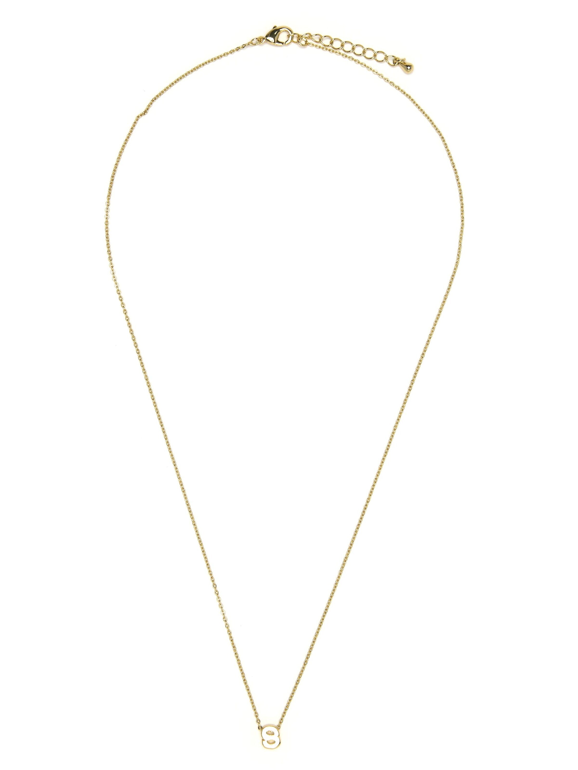 Luxenter Halsband 'S' i guld