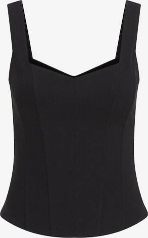 WE Fashion Top in Black: front