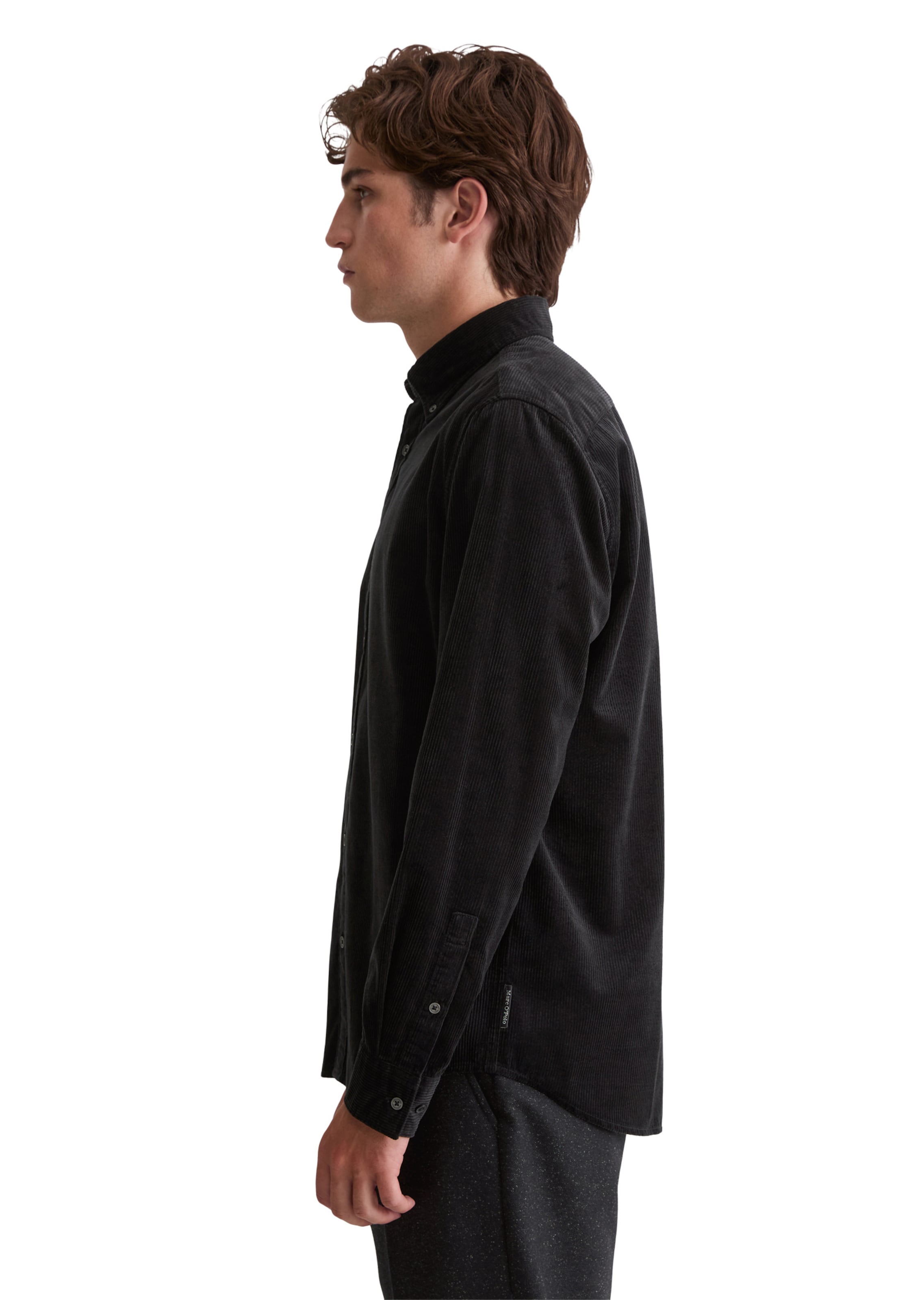 Marc O'Polo Regular Fit Hemd in Schwarz