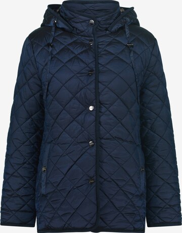 October Between-Season Jacket in Blue: front