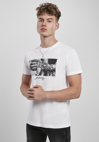 T-Shirt 'Pray 2.0' MT Men en blanc : devant