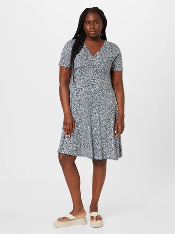 Robe 'FLAWSONE' ONLY Carmakoma en bleu : devant