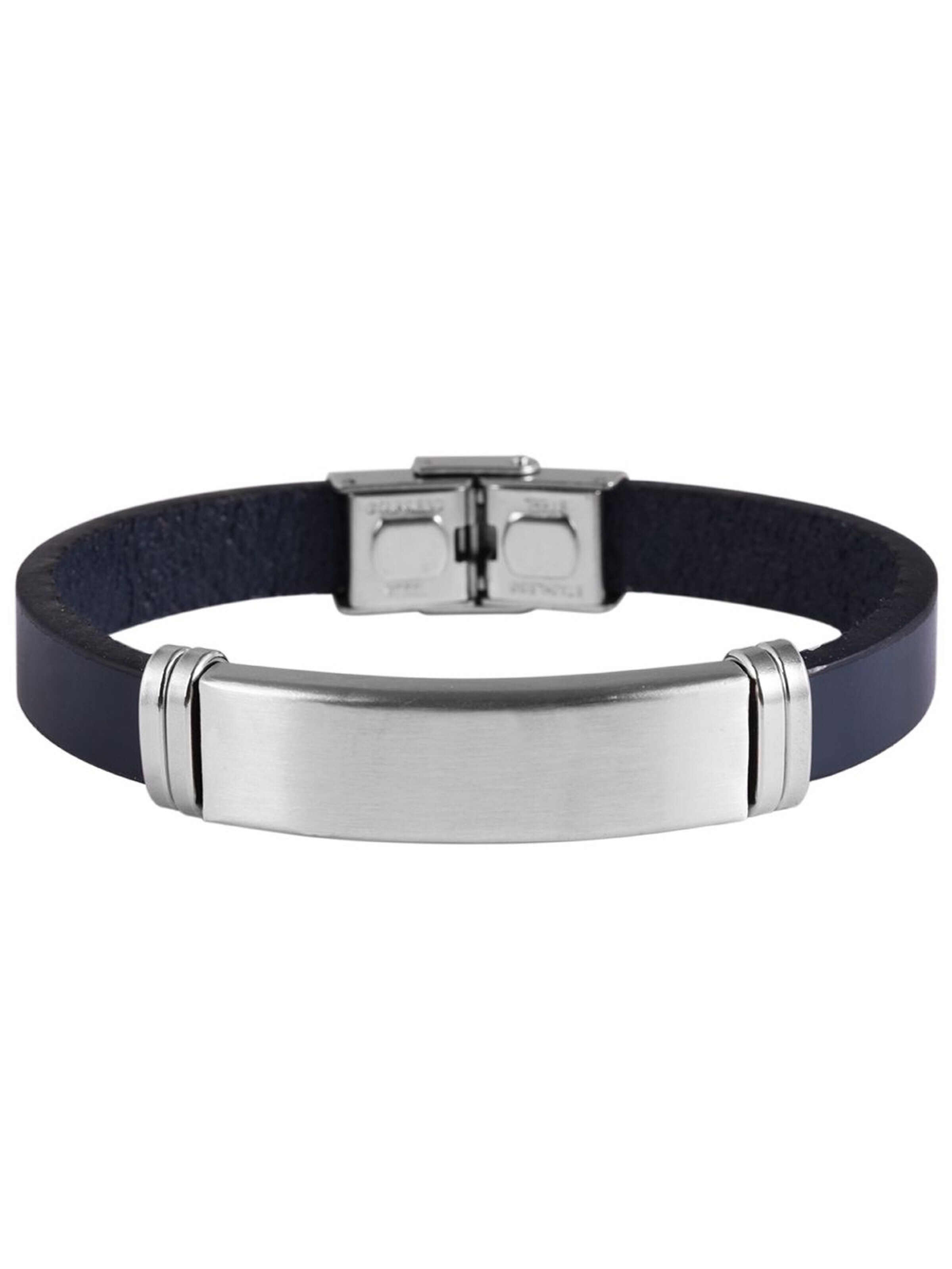 Akzent Bracelet 'Lino, silberfarbig, langlebig' in Blue: front