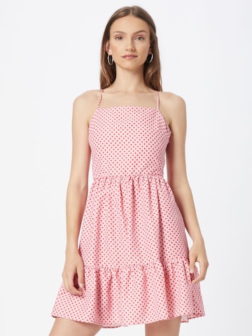 DeFacto Summer Dress in Pink: front