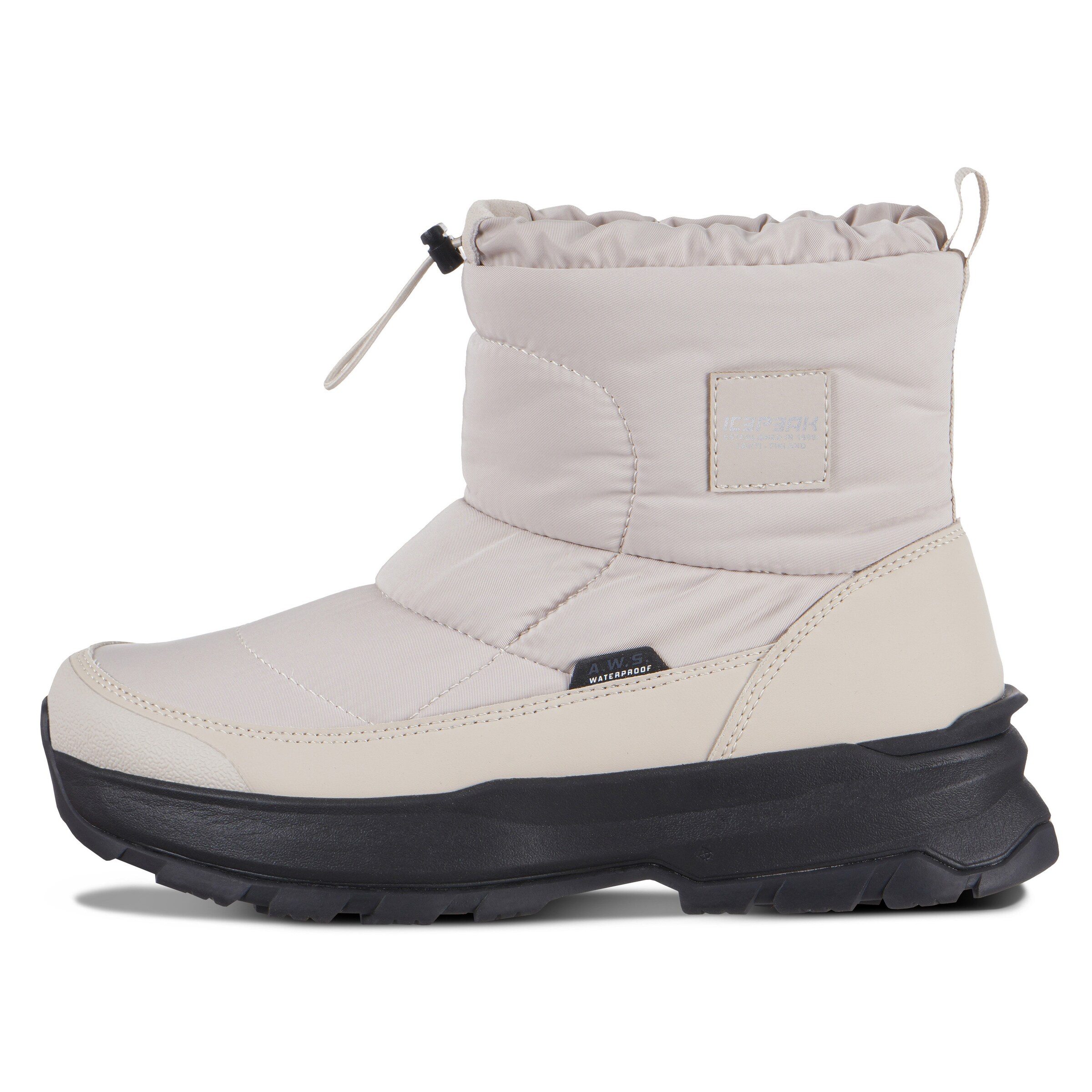 ICEPEAK Snow Boots 'Avellino Mr' in Beige