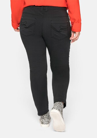 SHEEGO Slimfit Broek in Grijs