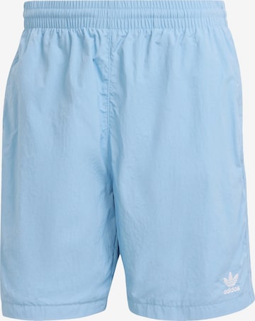 Regular Pantalon 'Trefoil Essentials' ADIDAS ORIGINALS en bleu : devant