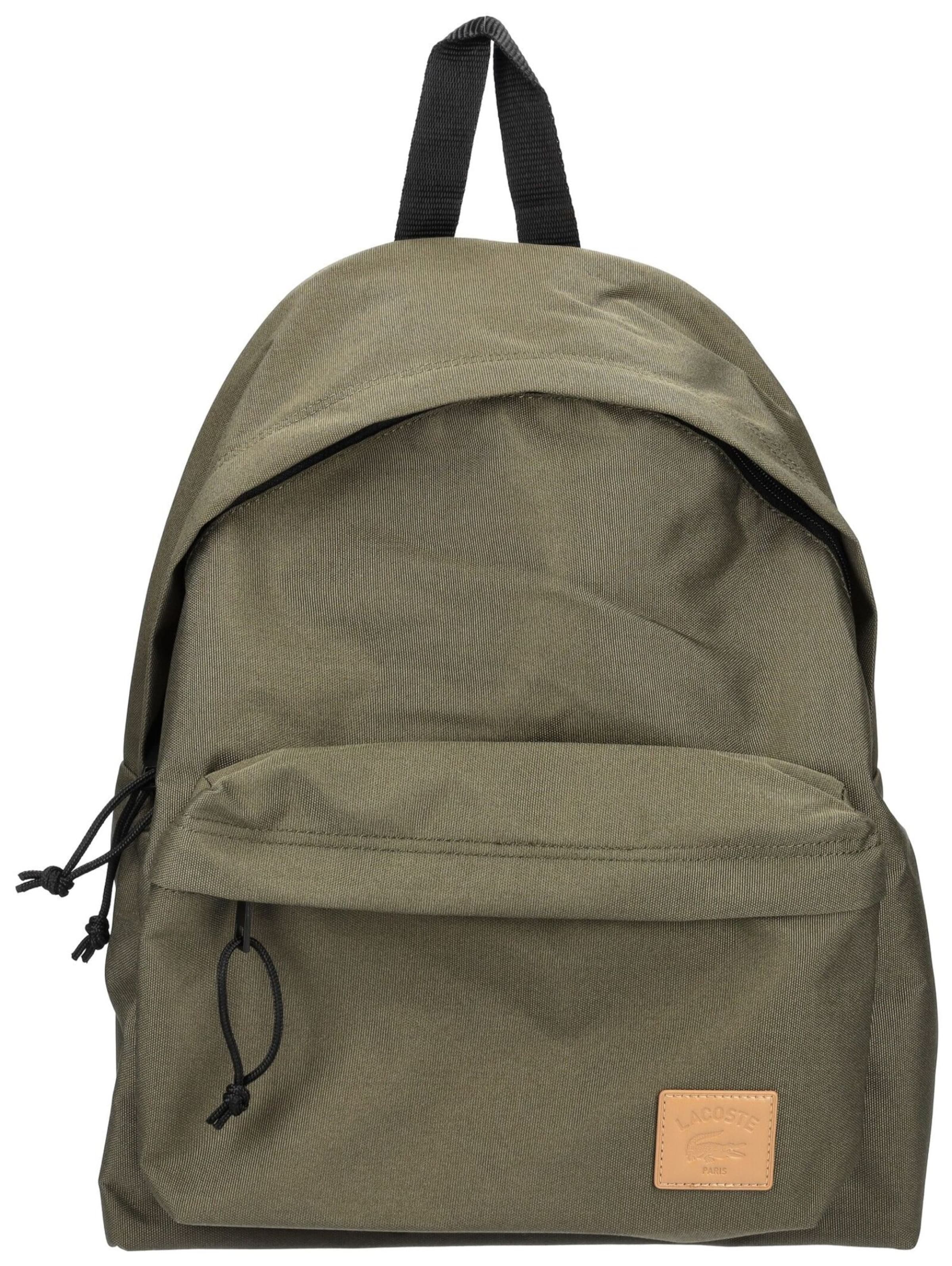 LACOSTE Backpack 'Croc' in Green: front