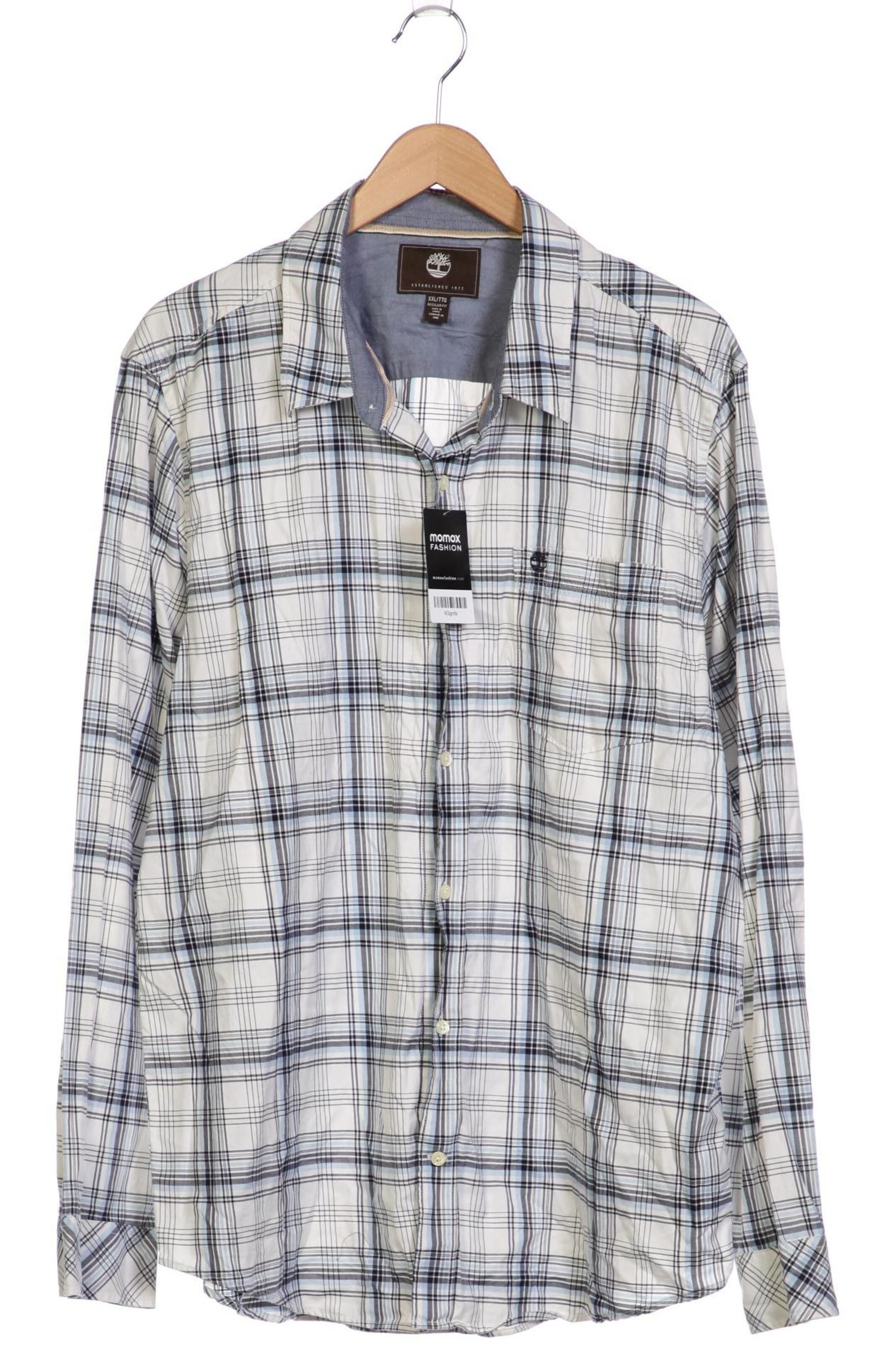 TIMBERLAND Hemd XXL in Blau: Vorderseite