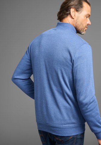 Man's World Zip-Up Hoodie in Blue