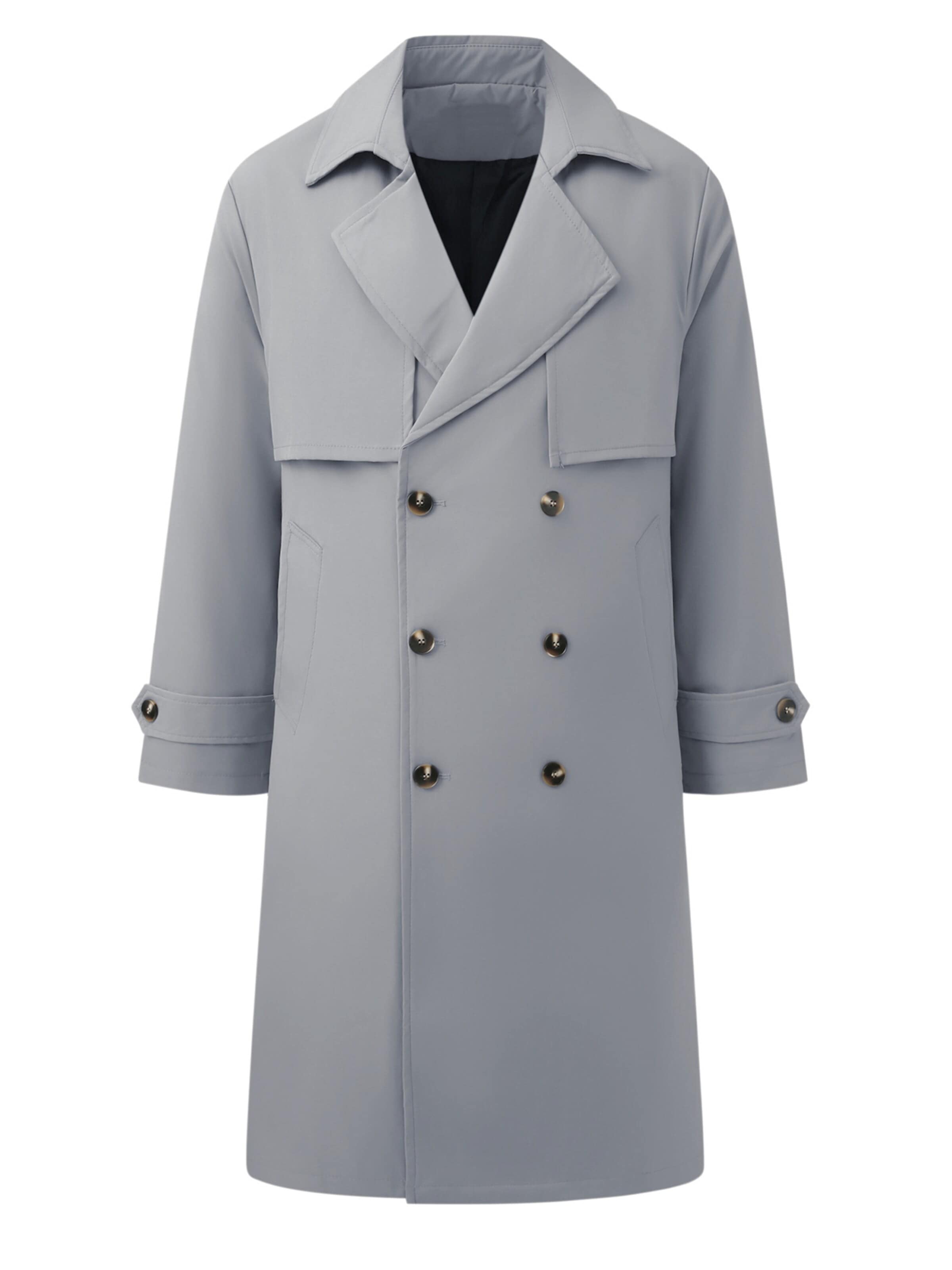 ALLTHEMEN Between-Seasons Coat 'Würde' in S in Grey, Item view
